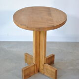 Oak pedestal table circa 1950