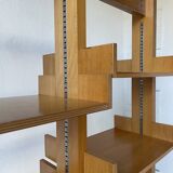 Bookcase on solid beech legs from the 80s