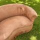 Velvet sofa