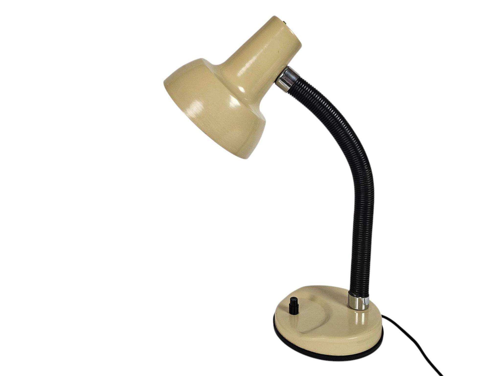 Veneta Lumi - lampe de table - 'Gooseneck' - éclairage vintage - années 70