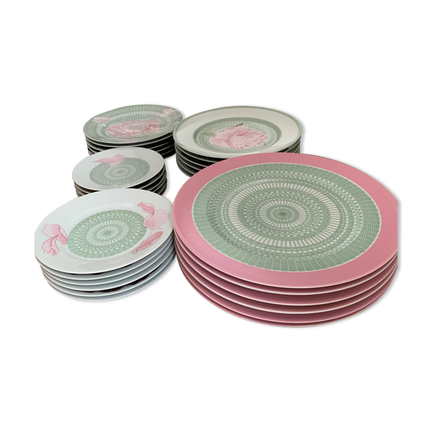 Hermès Service - 30 pieces (5 models/sizes - 6 plates)