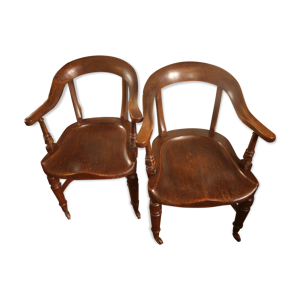 pair of armchairs english,