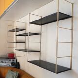 Gold and black thong shelf