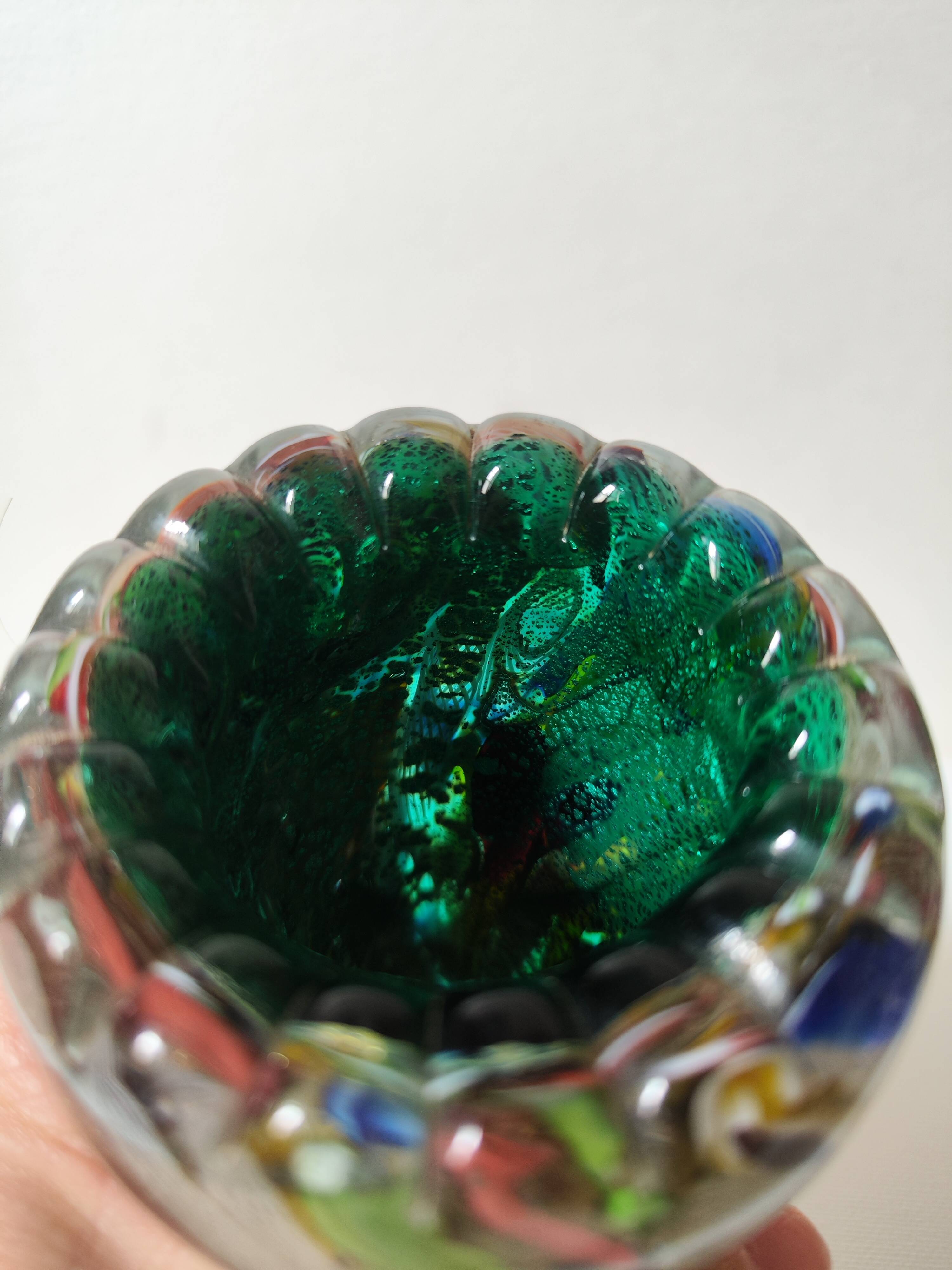 Millefiori vase Murano 1960