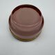 Luxurious Vintage Ashtray in Satin Pink Glass and Golden Frame | Catchall