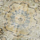 Vintage Mustard & Blue Oriental Pattern Rug, 157x254Cm