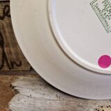 Old flat plate Sarreguemines