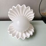 Huître de lampe de table en céramique de cru avec la perle, années quatre-vingt