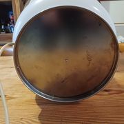 Vintage 1970s White Opaline Lamp
