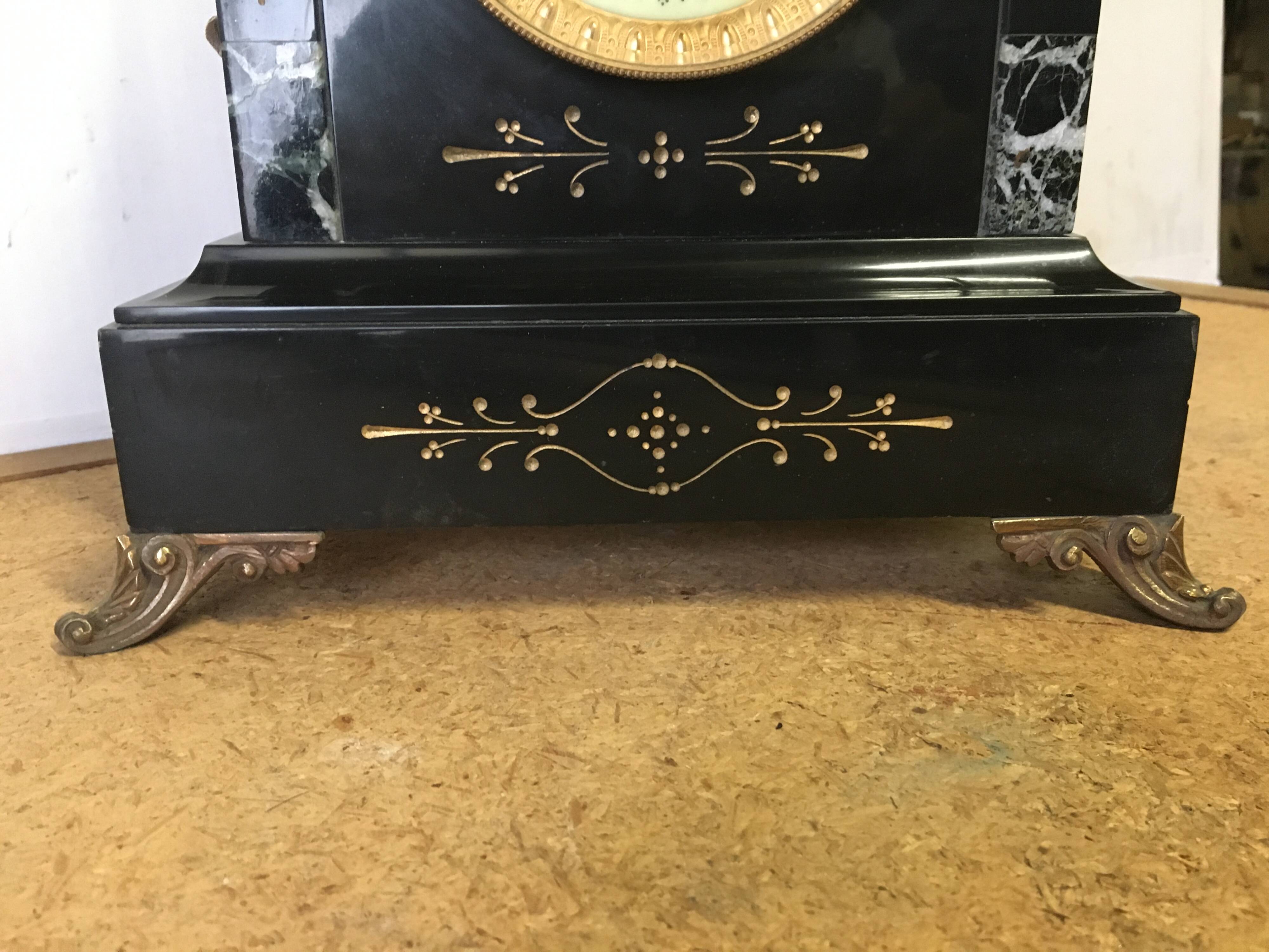 Antique clock p japy & cie 1878