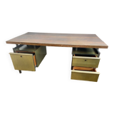 Bureau en palissandre et metal