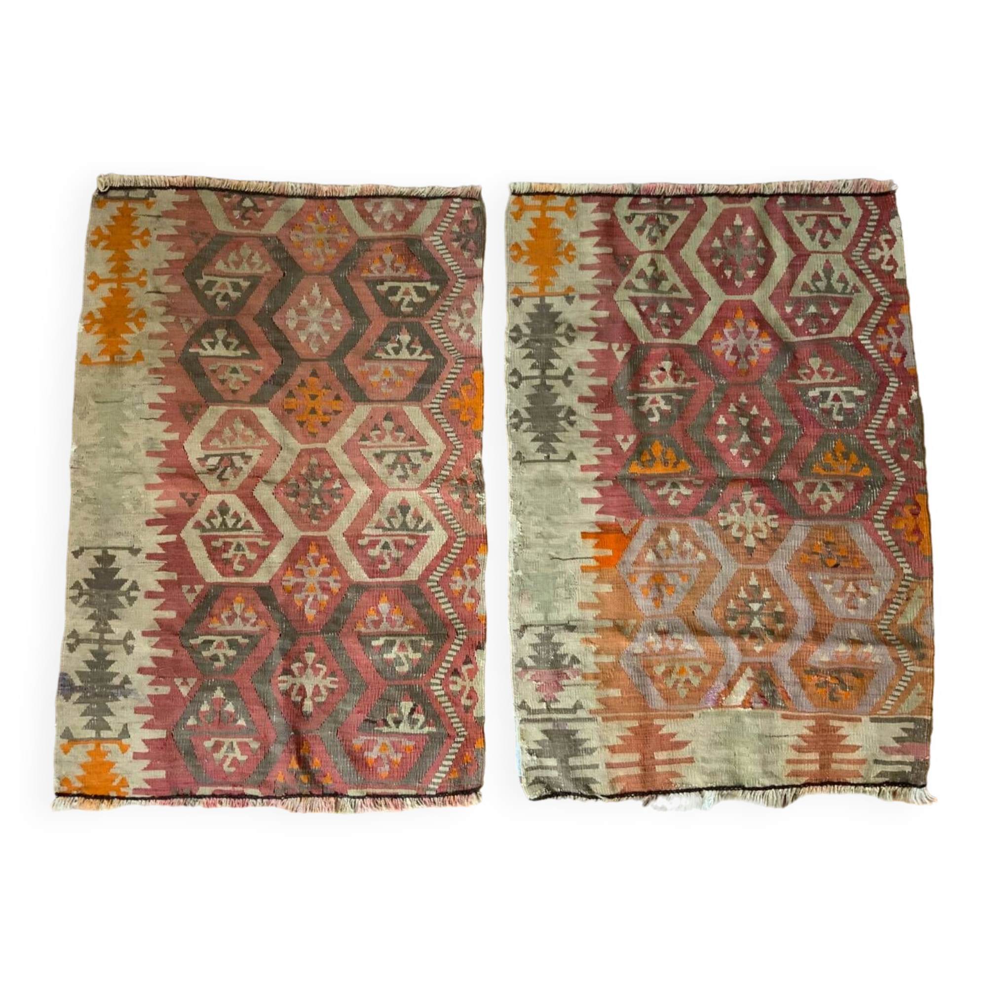 Pair of old rugs