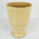 Ceramic vase with light glaze and simpel pattern of unknown Danish artist, 1960s