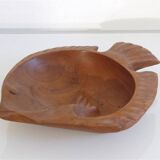 Teak pocket in fish shape 1960