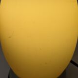 Translucent yellow ovoid lamp