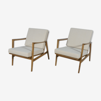 300-139 Armchairs from Swarzędzka, 1960s, Set of 2