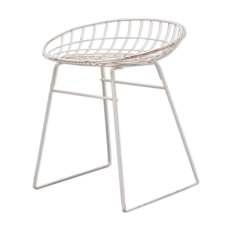 Pastoe Wire Stool Model Km05, Cees Braakman 1950s