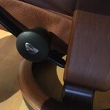Paire de fauteuils inclinables de relaxation avec repose-pied