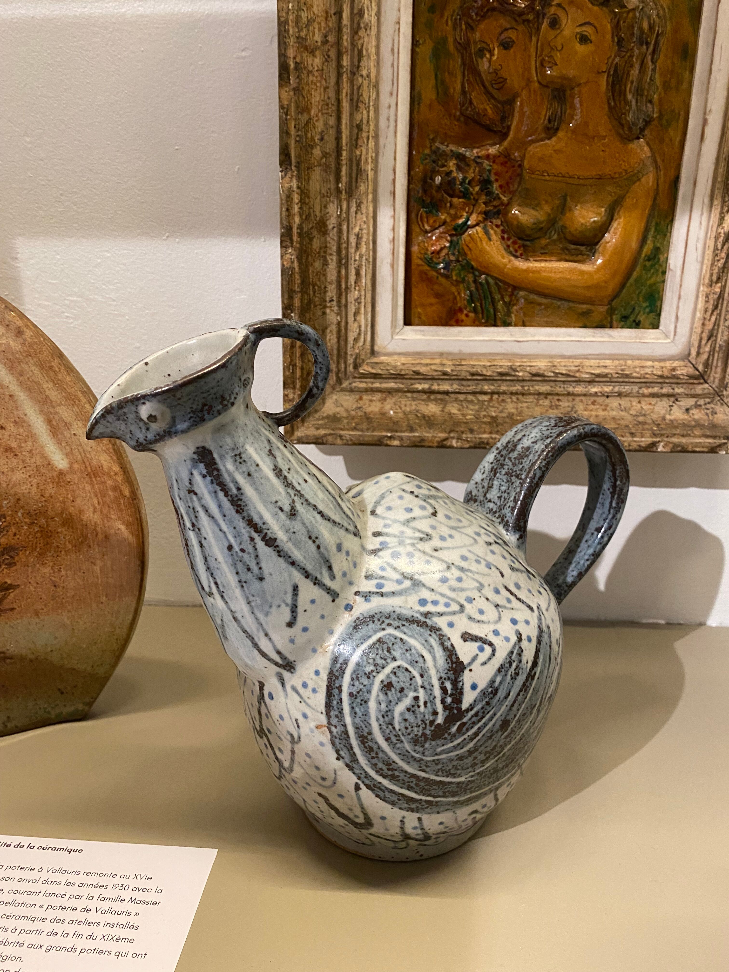 Vase poule en céramique La Borne