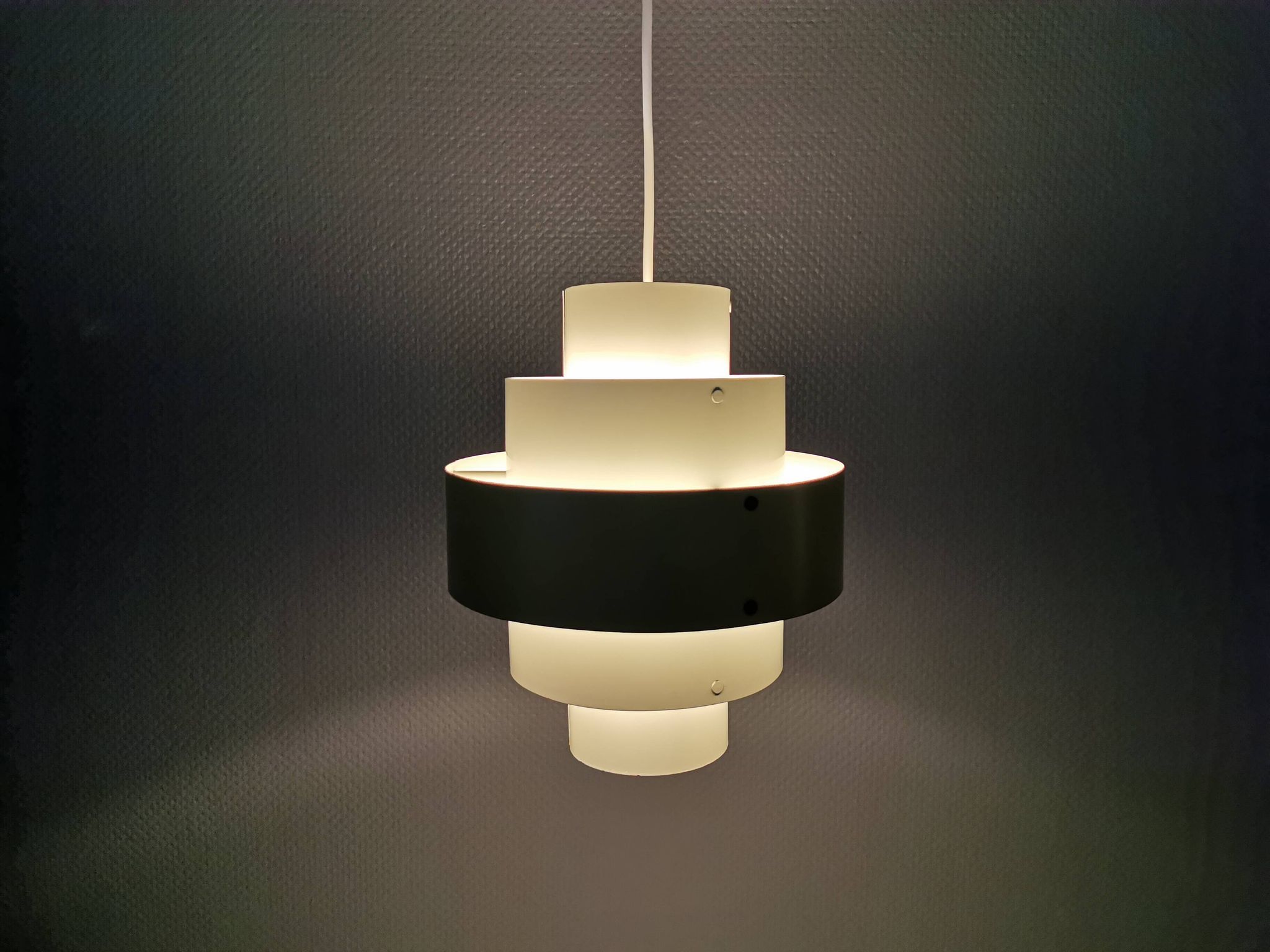 Hanging lamp from the early 1960s, designed by Flemming Brylle & Preben Jacobsen