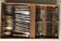 Ménagère Christofle in silver metal model Boréal (132 pieces)