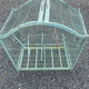Old wooden and metal birdcage