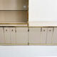 Zevi brass display unit cabinet 70s hollywood regency midcentury glass vintage