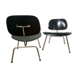 Pair of Eames LCM Plywood armchairs at Vitra signed