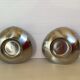 Paire de bougeoirs Celton denmark inox