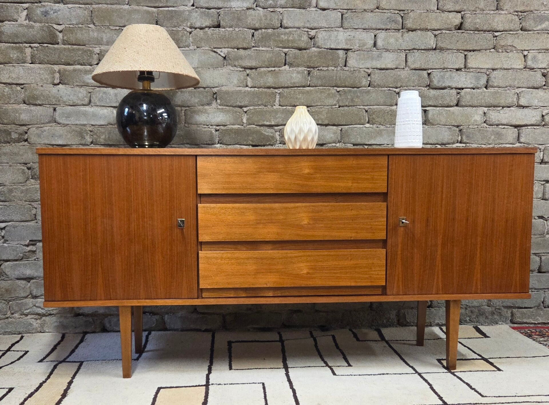 Vintage Scandinavian teak enfilade – 1960s