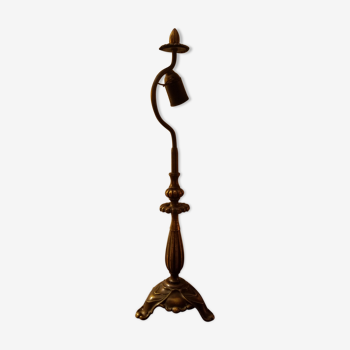 Pied de lampe en bronze