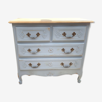 Painted antique chest of drawers