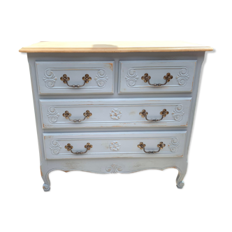 Painted antique chest of drawers