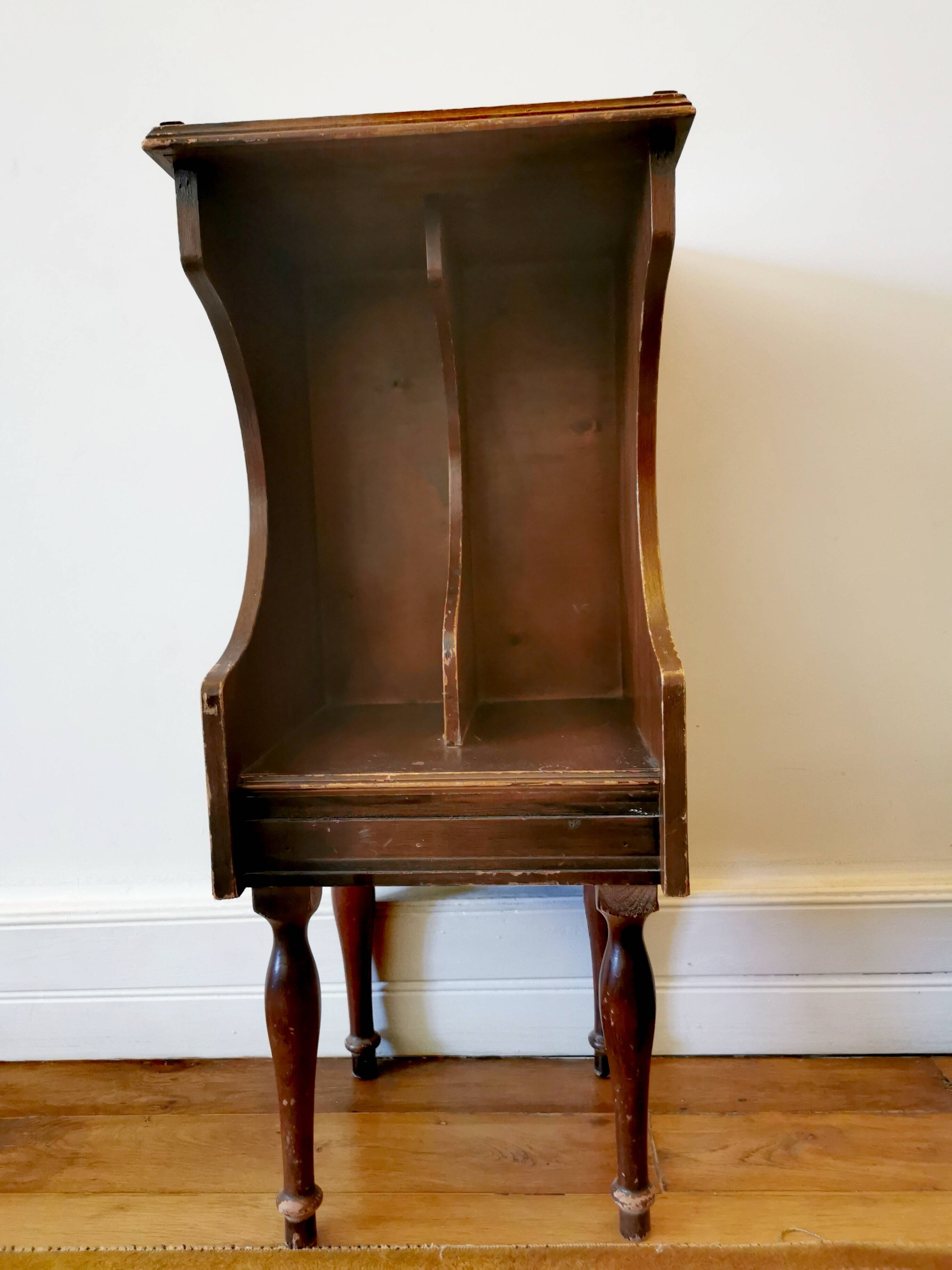 Vintage wooden bedside table