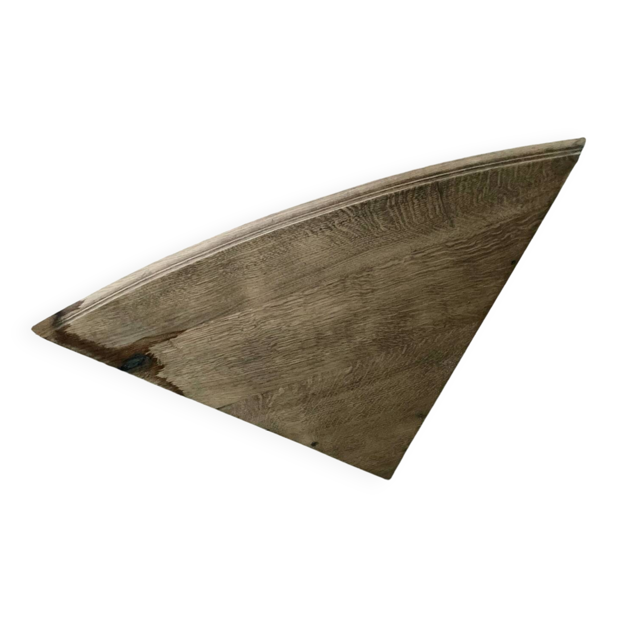 Étagère d’angle en chêne