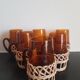 Lot de 6 verres vintage