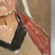Huile sur panneau guillot de raffaillac portrait de femme 1930