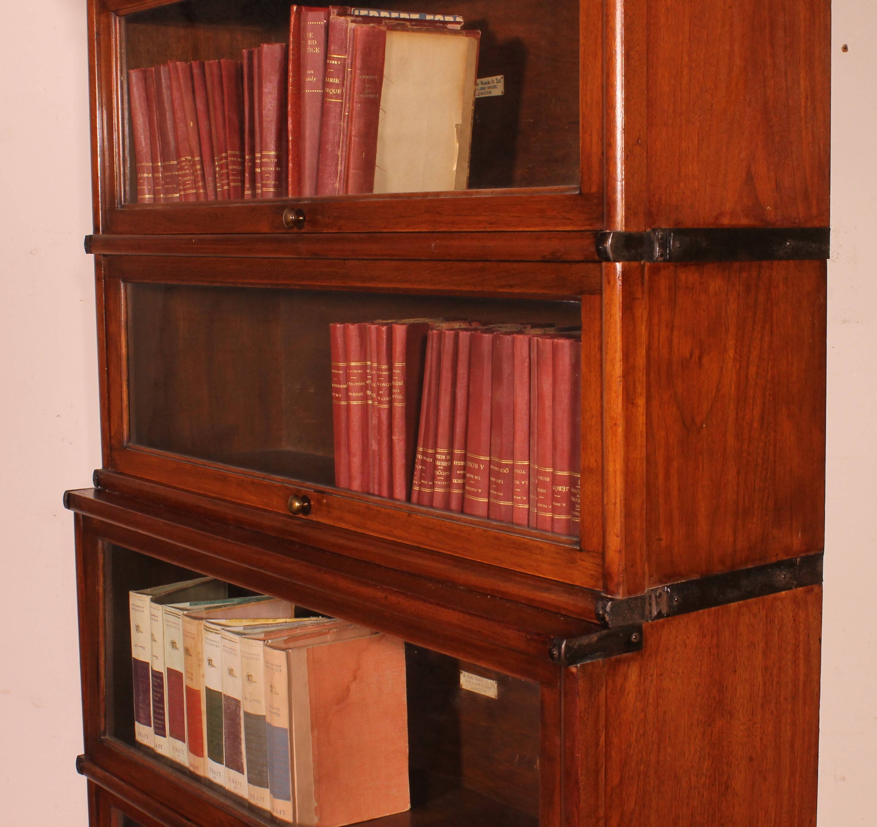 Globe Wernicke 5-Piece Mahogany Bookcase