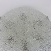 Large ice glass ceiling light by Kalmar, Austria, 1960s.