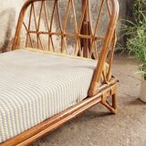 Rattan bed bench