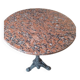 Tagle marble and cast iron bistro gueridon