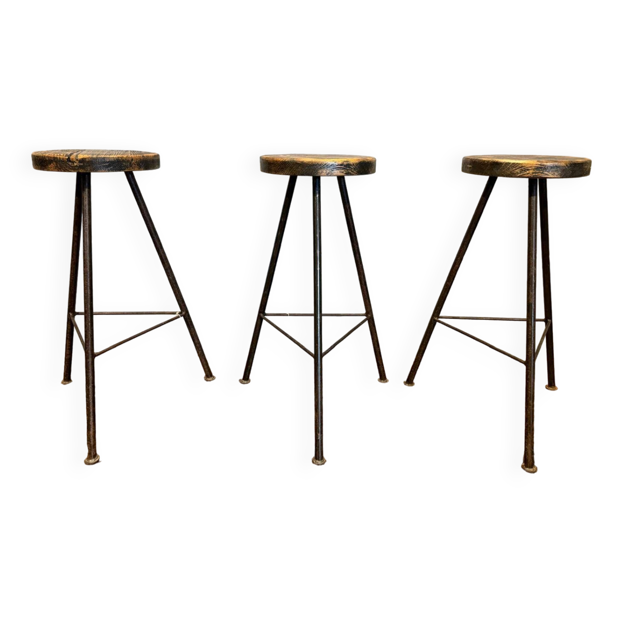 Industrial style bar stools