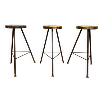 Tabourets de bar de style industriel