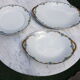 3 large serving dishes in Limoges porcelain