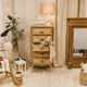Oak chest of drawers with 5 drawers – restored