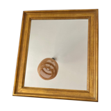 Antique gilded wood mirror 50x60cm