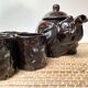 Vintage teapot and vintage elephant cups