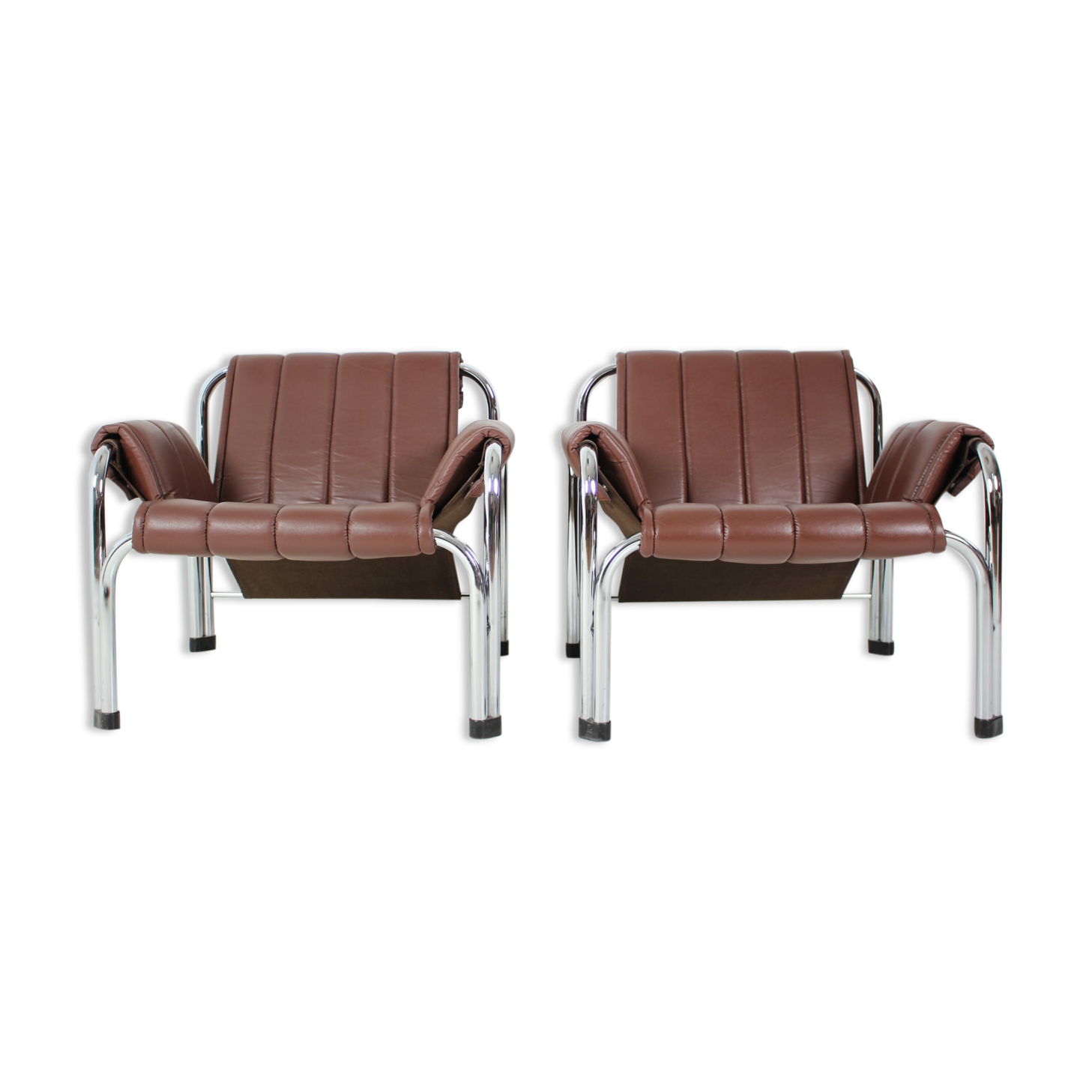 Seven Chrome Armchair Designed by Viliam Chlebo, Czechoslovakia