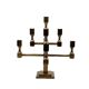 Modern solid brass candelabra, Lars Bergsten, Gusum Sweden 1990