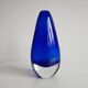 Murano glass vase Sommerso Mid Century Modern 1970s